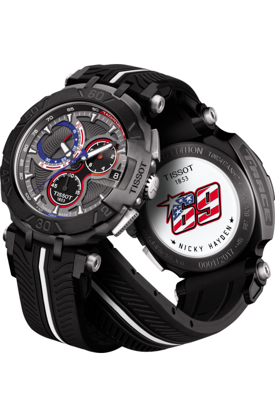 Tissot Tissot T-Race Nicky Hayden 2017 T092.417.37.061.01 T Race, наручные мужские часы фото под углом