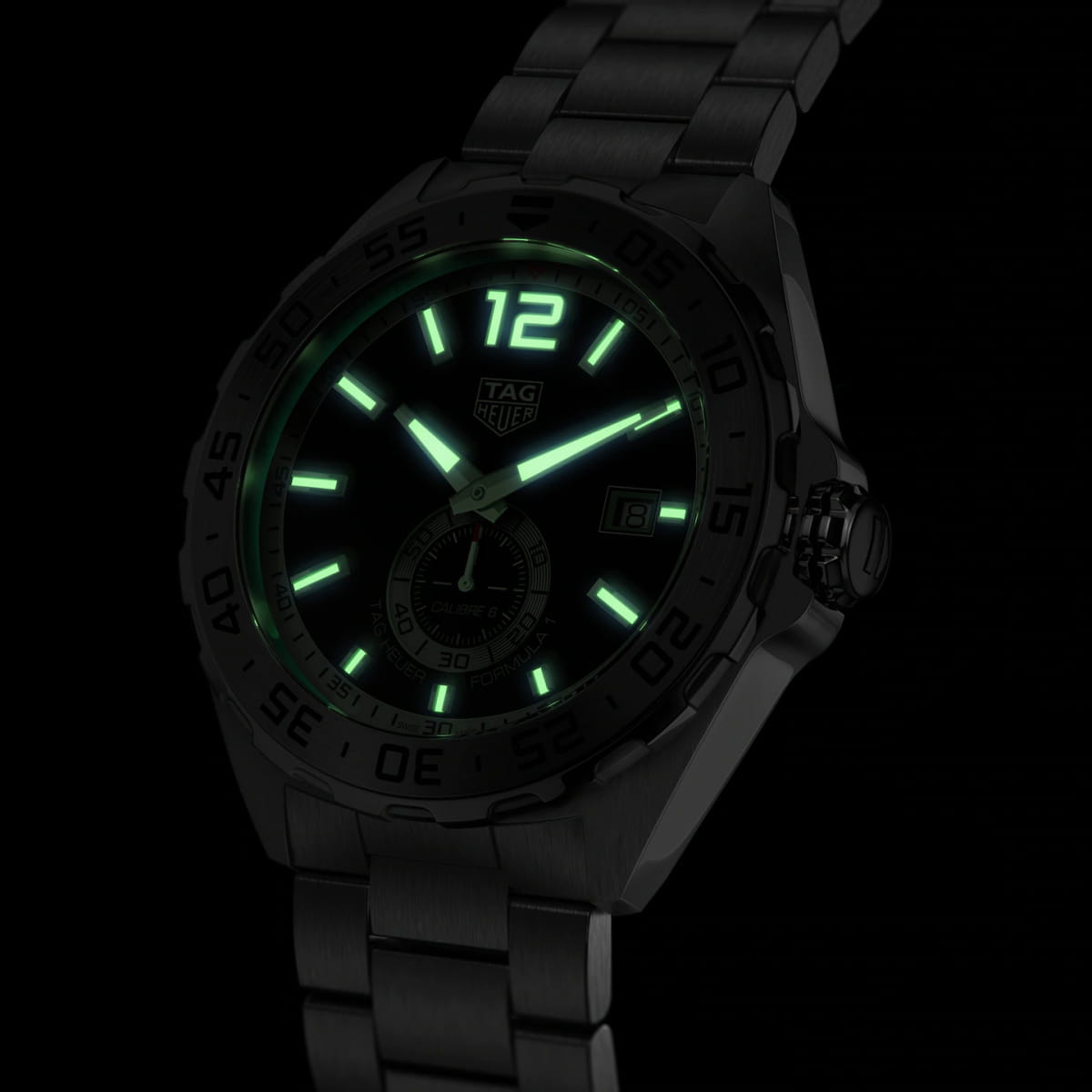 TAG Heuer TAG Heuer Formula 1 WAZ2012.BA0842 мужские часы черный циферблат на запястье