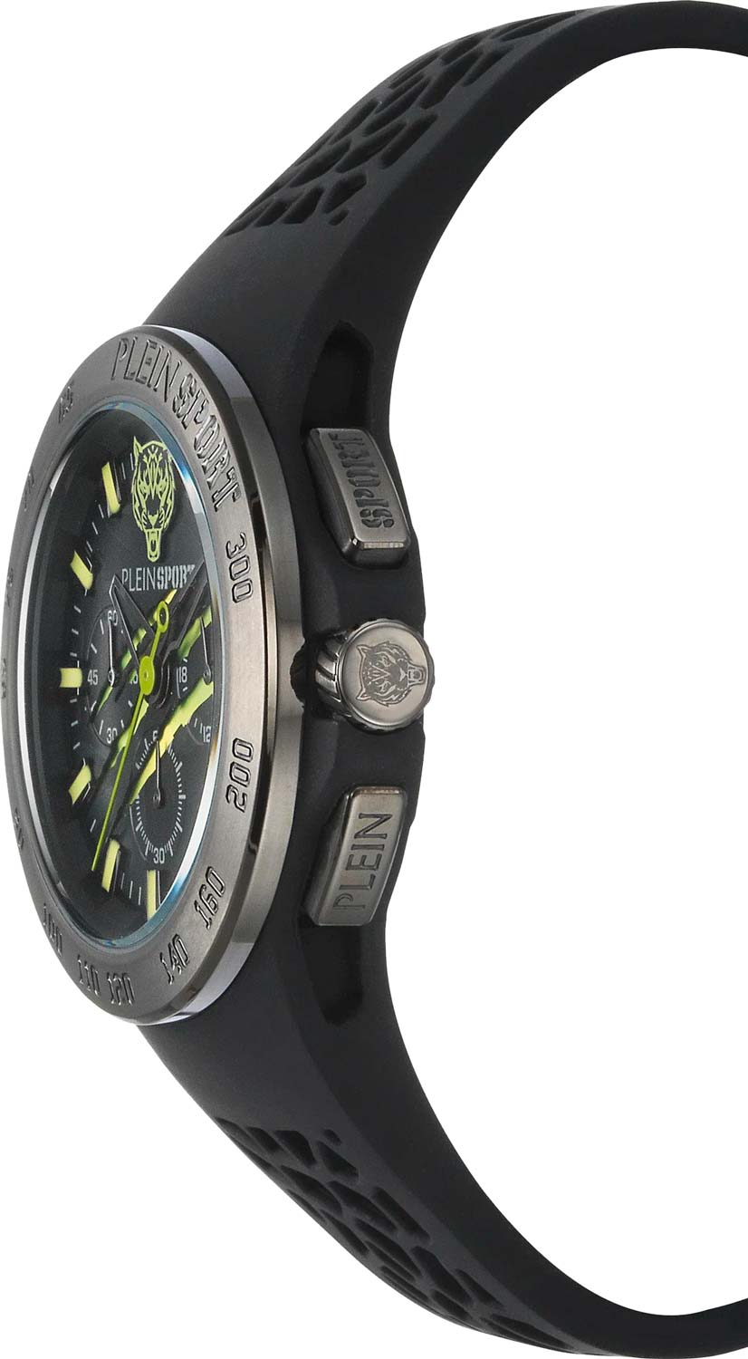 Plein Sport Plein Sport Thunderstorn Chrono PSABA0623,  германия мужские часы на браслете силикон боковой вид