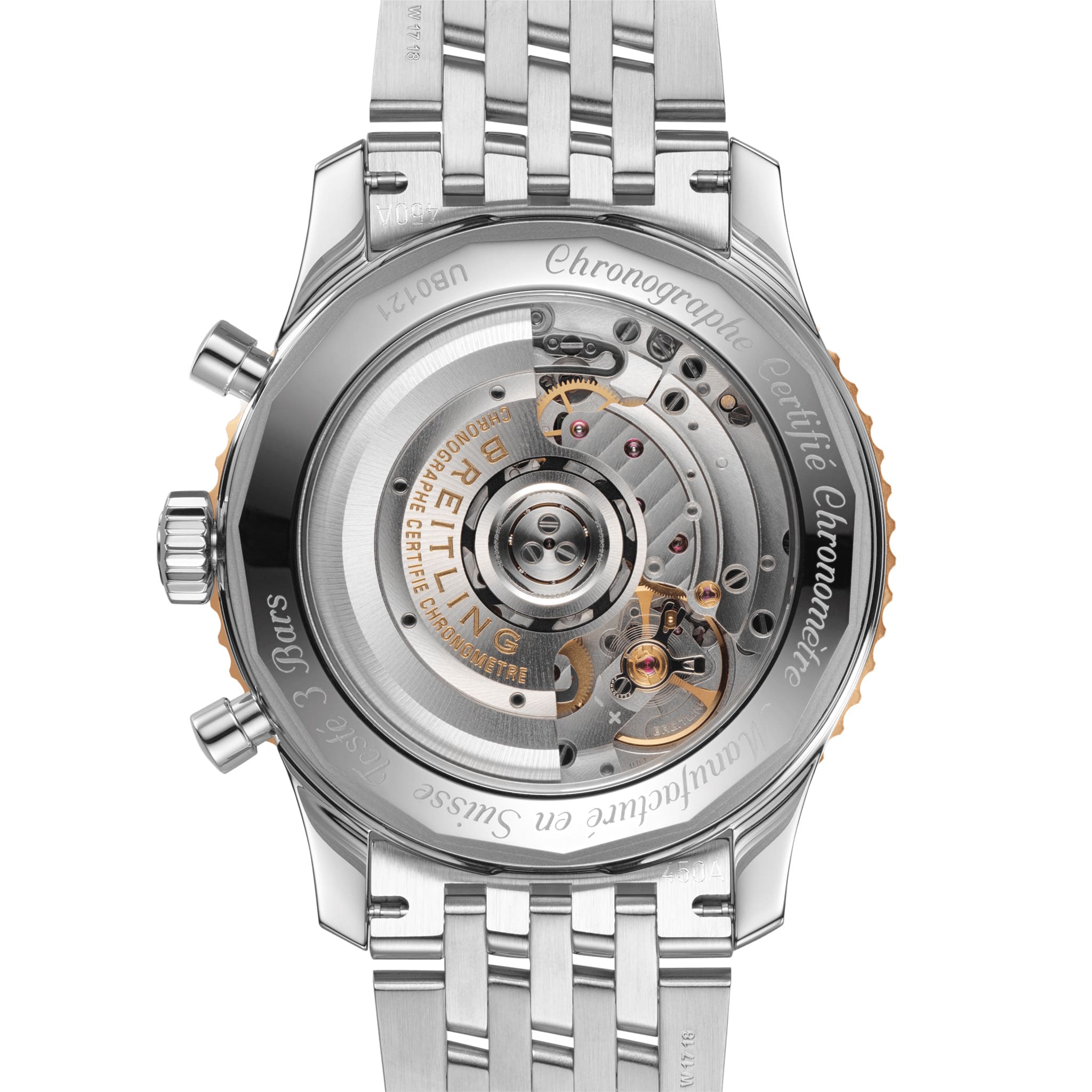 Оригинальные часы Breitling Breitling Navitimer B01 Chronograph 43 UB0121211F1A1 механические калибр механизма мануфактурный механизм breitling caliber b01 общий вид