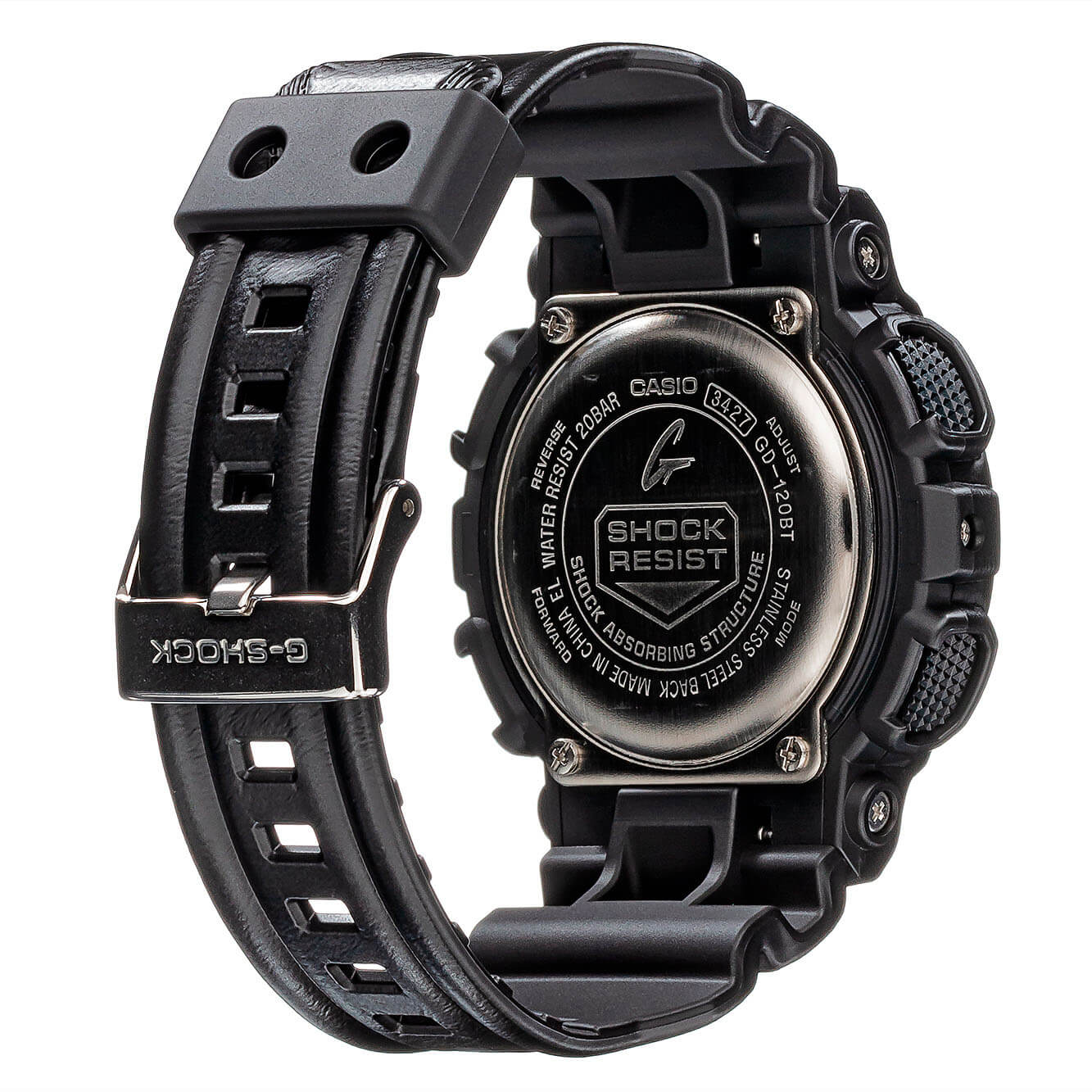 Оригинальные часы Casio Casio G-Shock GD-120BT-1 электронные калибр механизма  общий вид