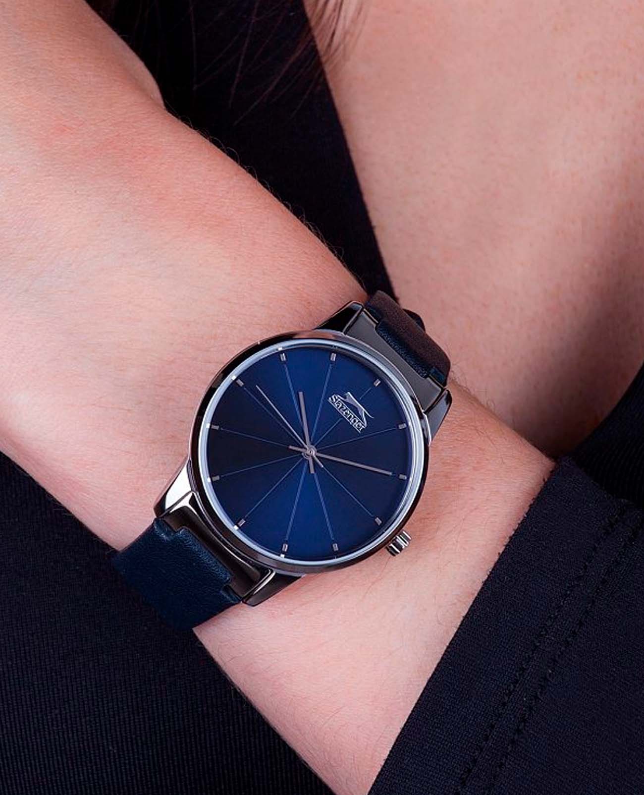 Slazenger Slazenger Classic SL.09.2031.3.02,  англия женские часы на браслете кожаный боковой вид