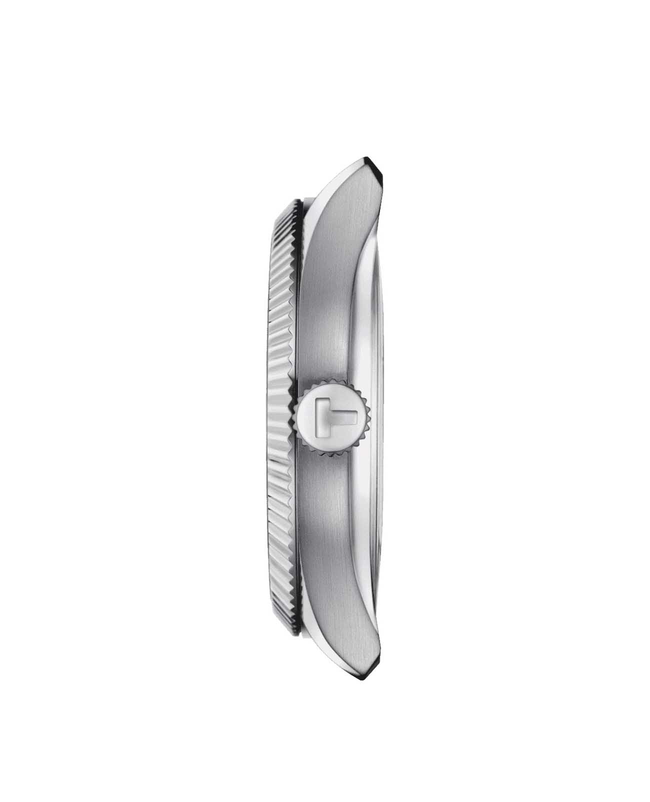 Tissot Tissot Ballade Powermatic 80 Silicium T108.408.11.058.00, t-classic швейцария мужские часы на браслете нержавеющая сталь боковой вид