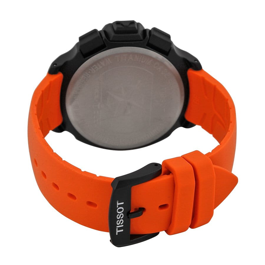 Tissot Tissot T-Race Touch Aluminium T081.420.97.057.02, t-sport швейцария мужские часы на браслете силикон боковой вид