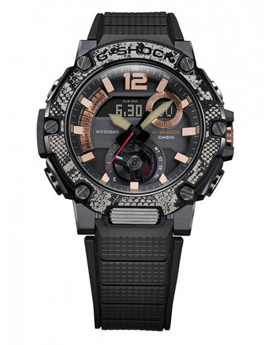 Casio Casio G-Shock GST-B300WLP-1A GST G-Steel - задняя крышка сталь карбон корпуса, япония часы