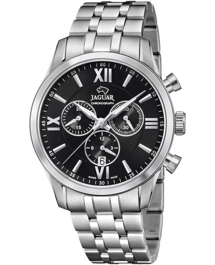 Jaguar Jaguar Acamar J963/4  J963/4 кварцевые мужские часы черный циферблат, браслет нержавеющая сталь — вид спереди