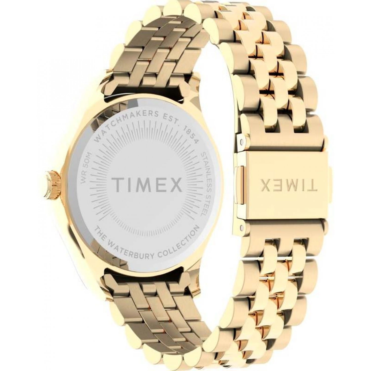 Timex Timex Waterbury Legacy TW2V31800,  сша женские часы на браслете нержавеющая сталь с pvd-покрытием боковой вид