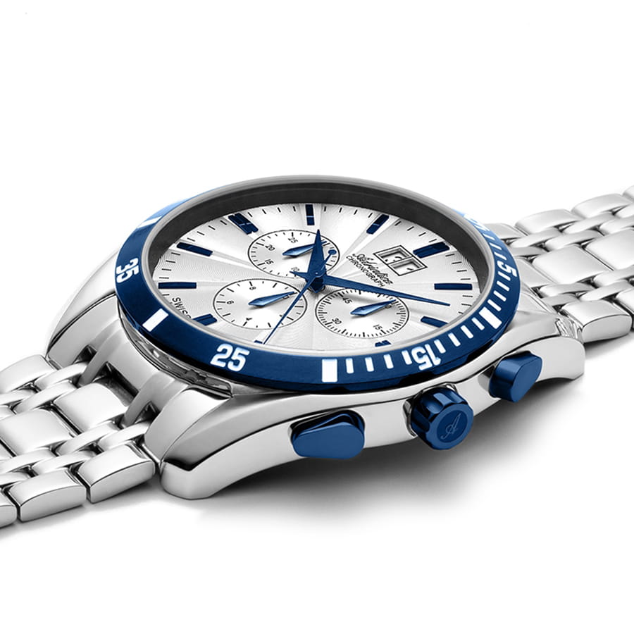 Adriatica Adriatica Chronograph A8202.T1B3CH , наручные мужские часы фото под углом