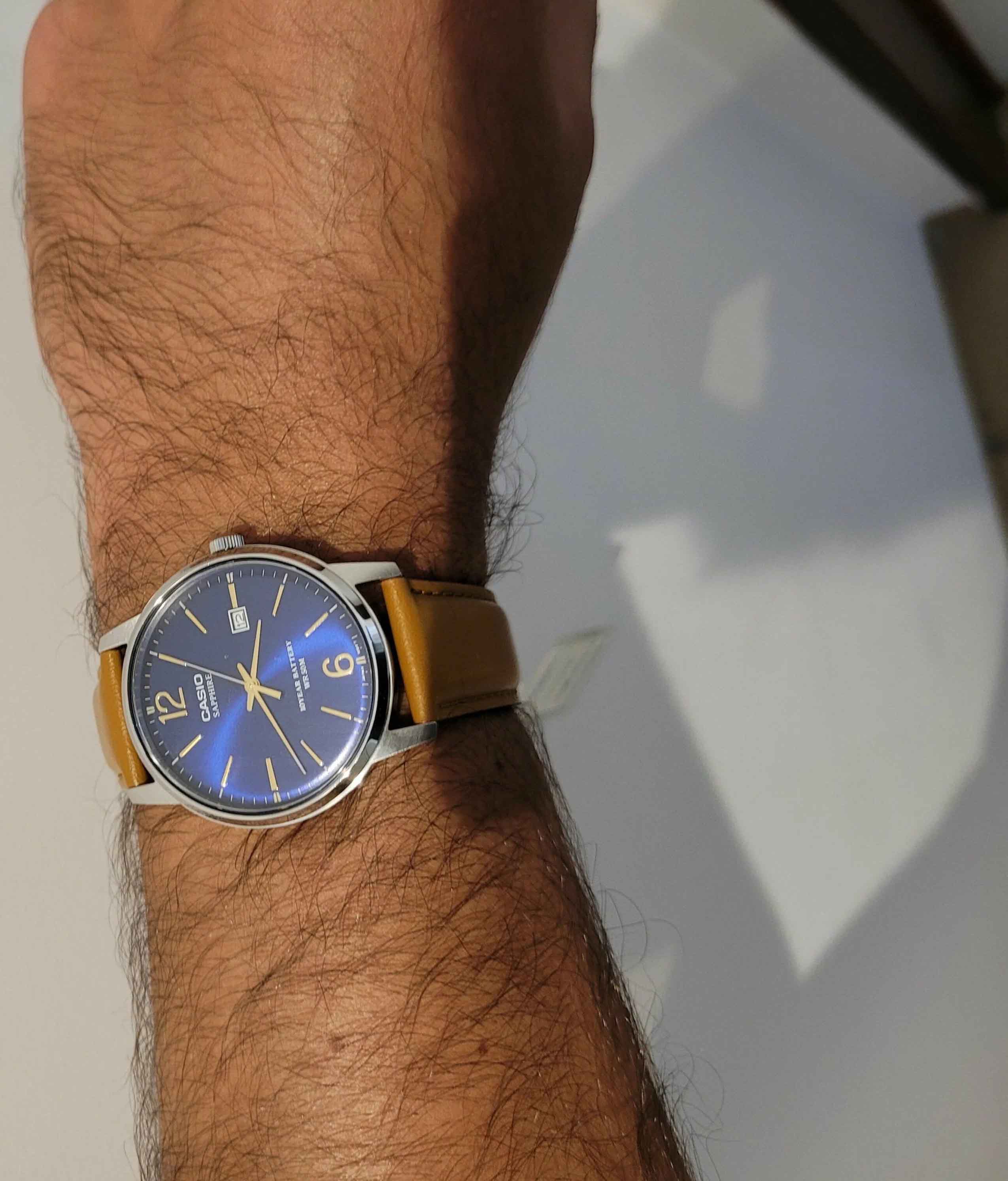 Casio Casio Collection MTS-110L-2A , наручные мужские часы фото под углом