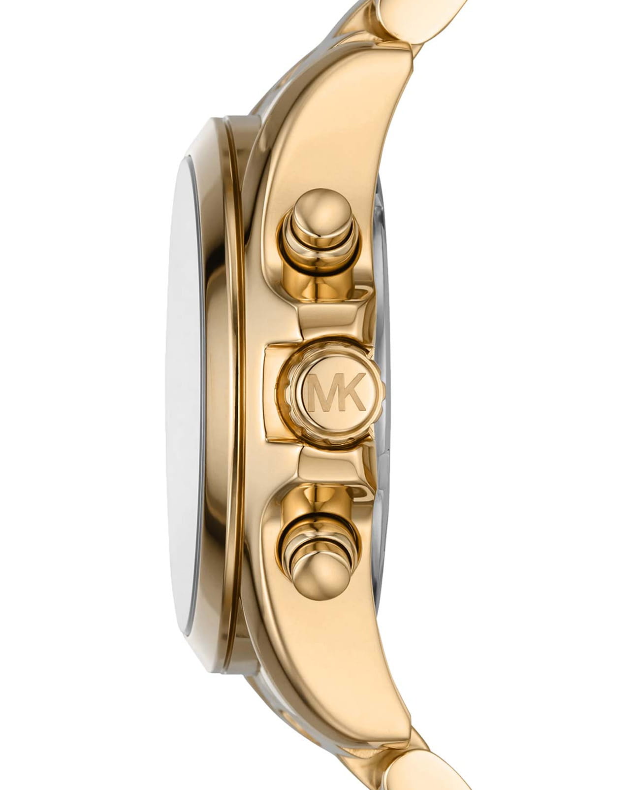 Michael Kors Michael Kors Bradshaw MK6959,  сша женские часы на браслете сталь c pvd покрытием боковой вид