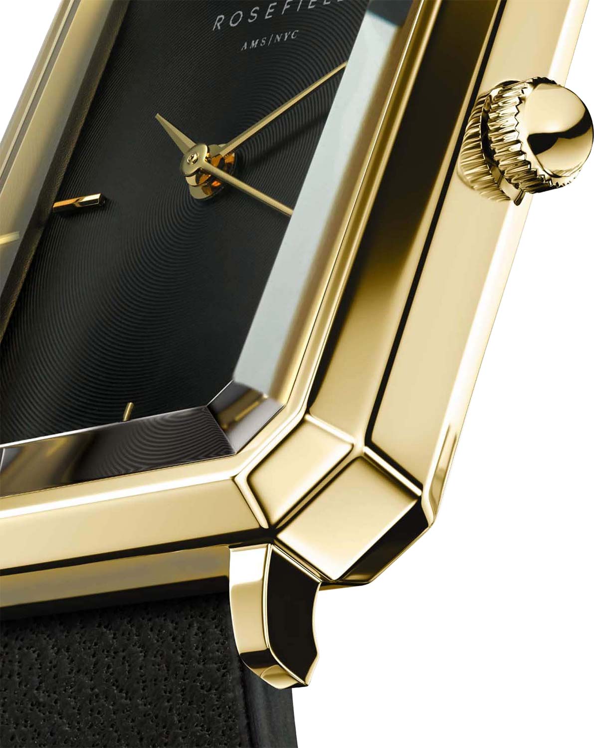 Rosefield Rosefield The Octagon OBSBG-O49 сша наручные женские часы заводная головка с логотипом Rosefield