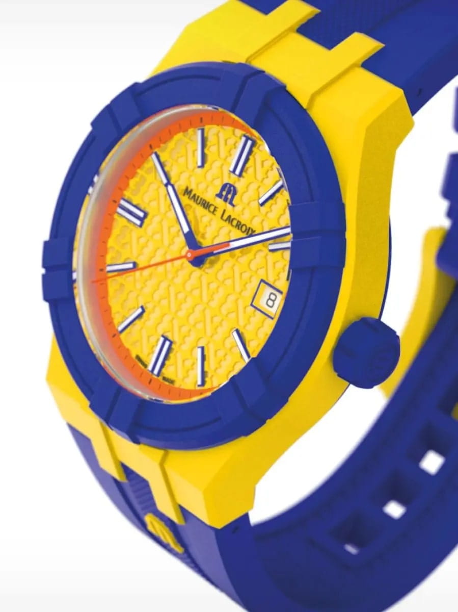 Maurice Lacroix Maurice Lacroix Aikon Tide Special Edition FIBA 3x3 AI2008-68YZ8-800-0 , наручные мужские часы фото под углом