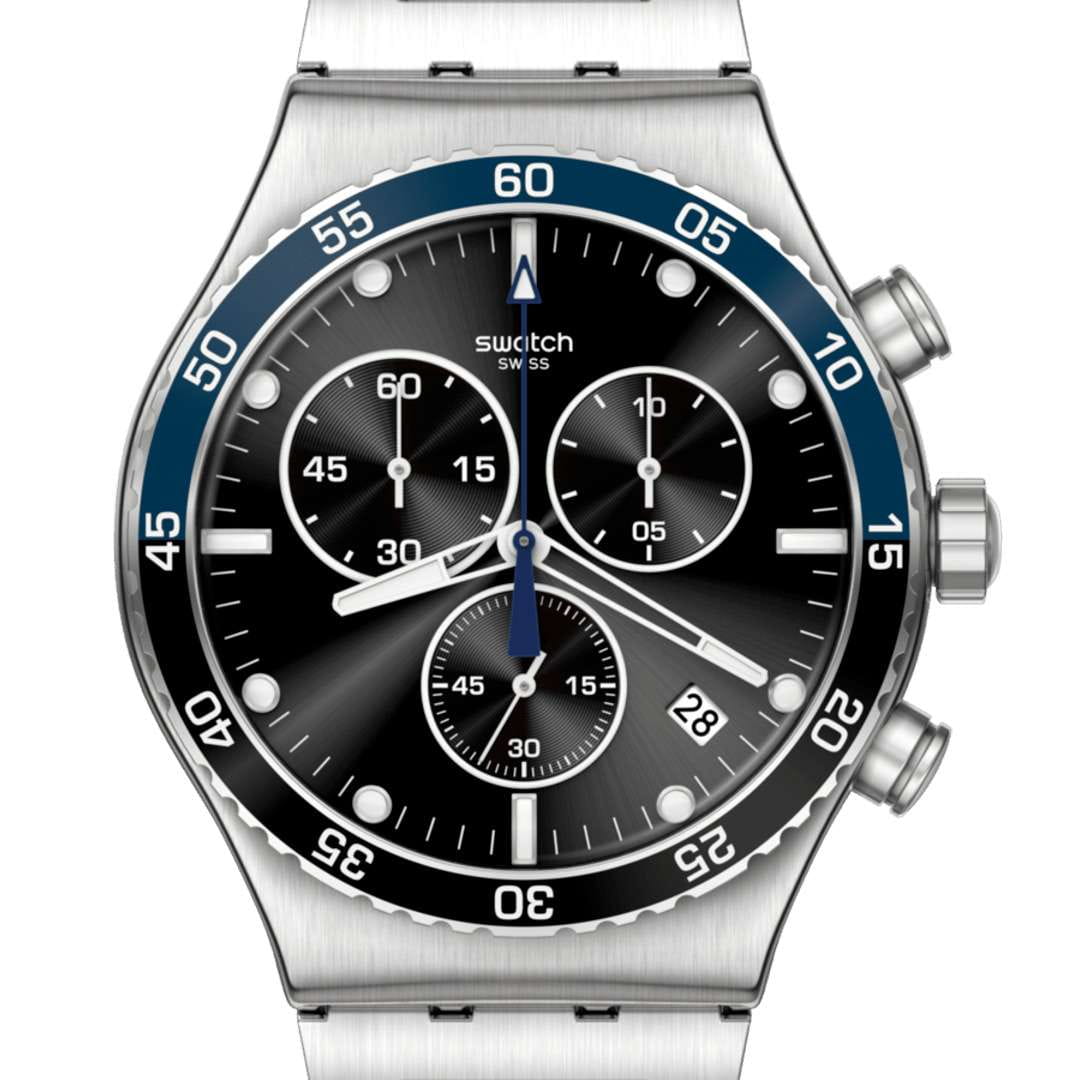 Swatch Swatch I New Chrono YVS507G  - задняя крышка сталь металл корпуса, швейцария часы