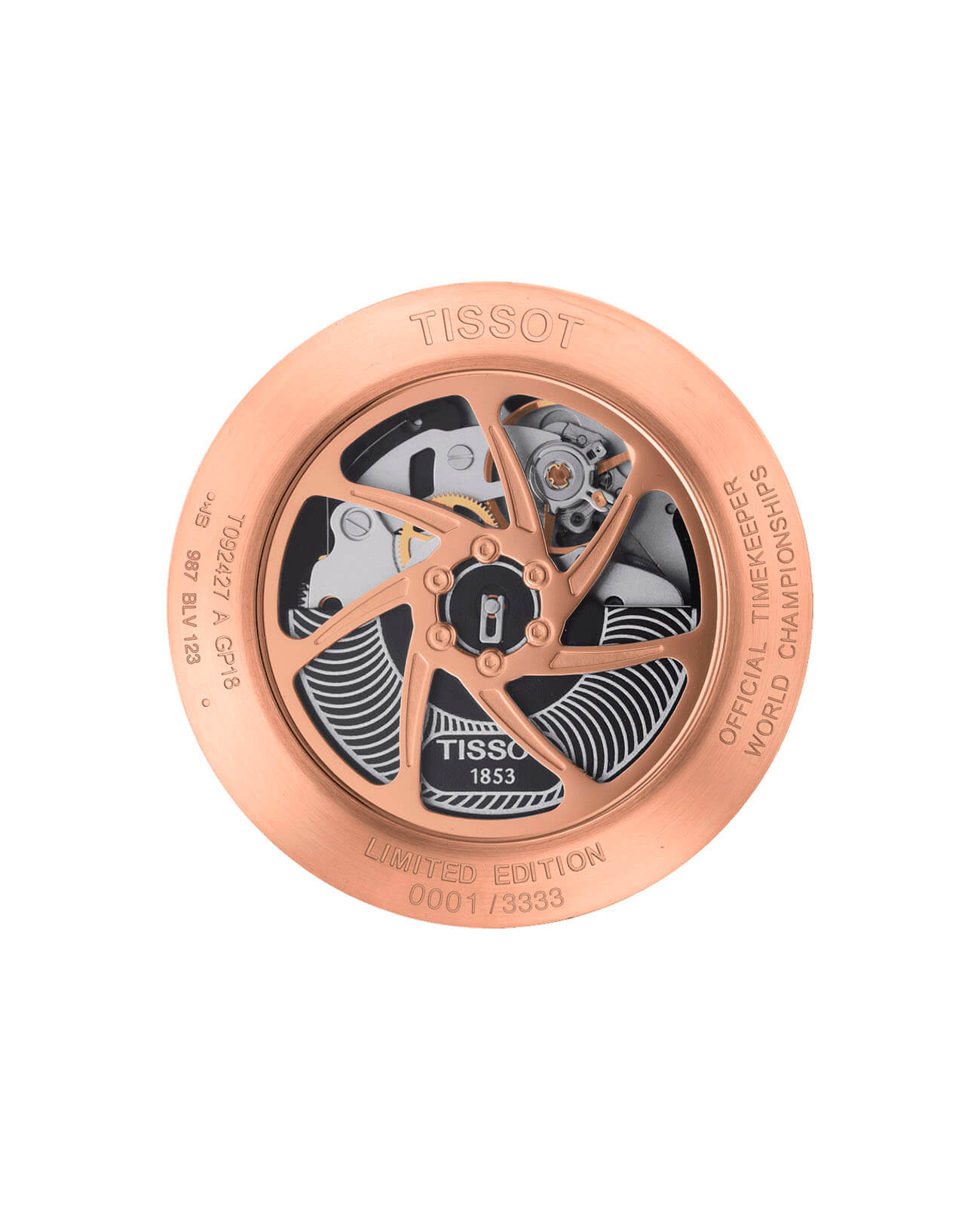 Tissot Tissot T-Race Motogp 2018 Automatic T092.427.27.061.01 T Race, наручные мужские часы фото под углом