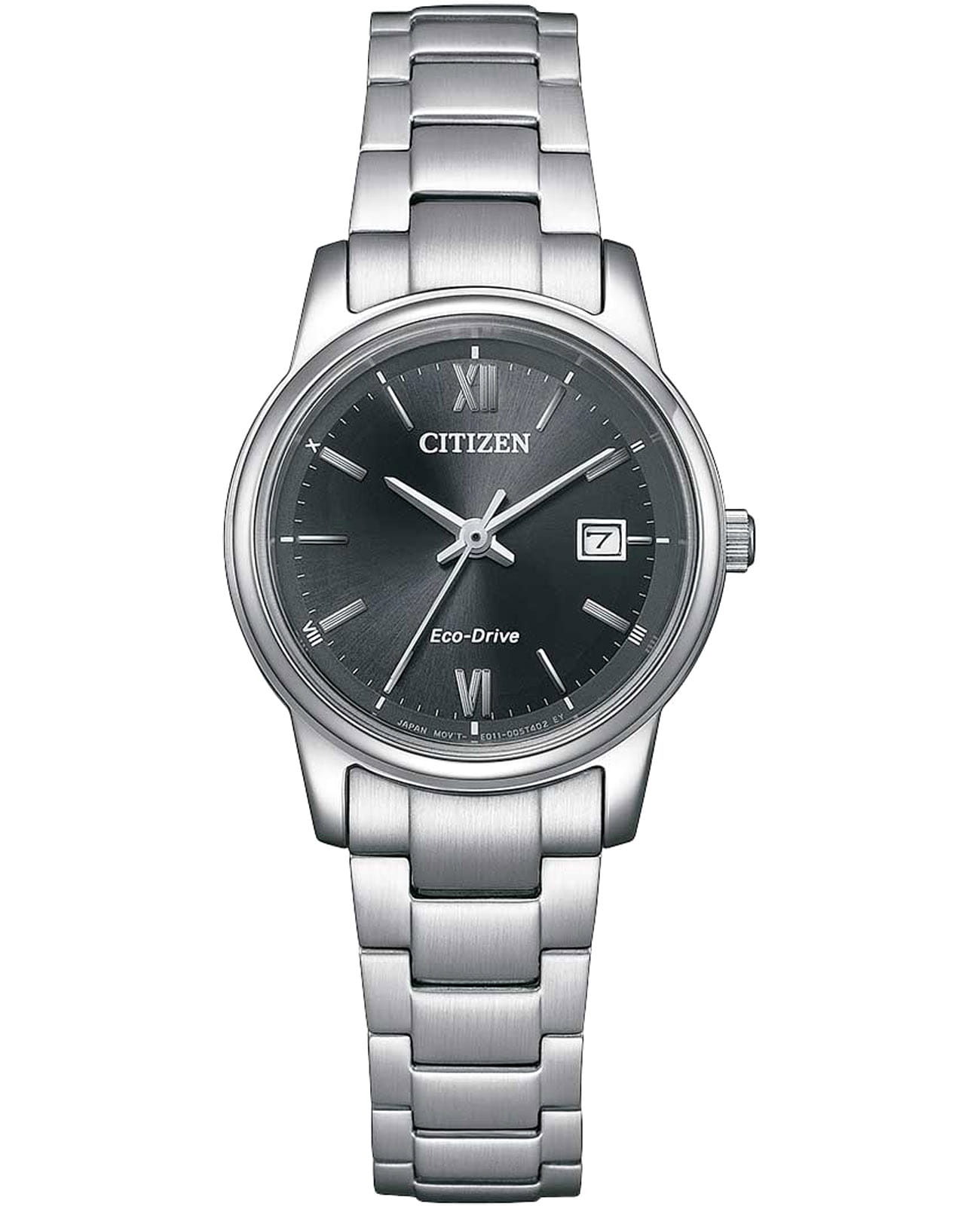 Citizen Citizen Eco-Drive EW2318-73E  EW2318-73E кварцевые женские часы серый циферблат, браслет нержавеющая сталь — вид спереди