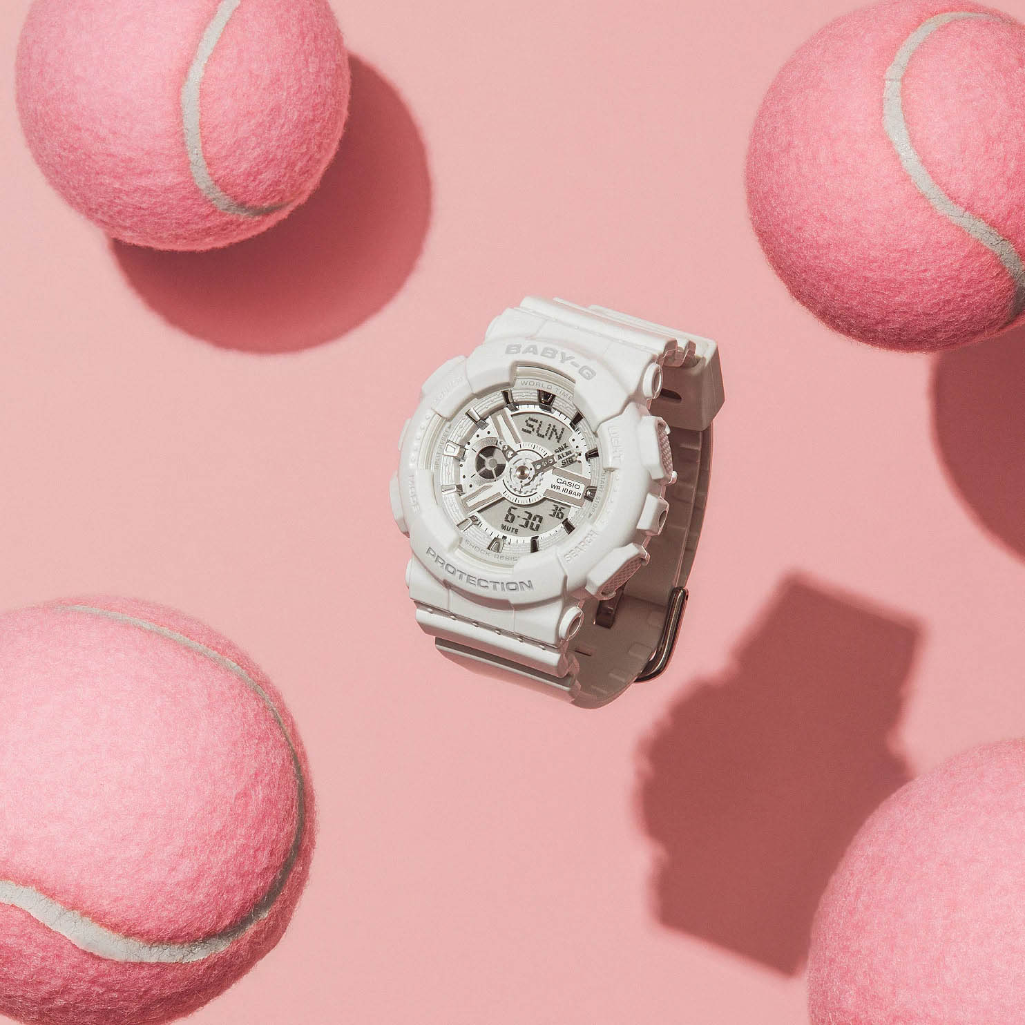 Casio Casio Baby-G BA-110X-7A3 , наручные женские часы фото под углом