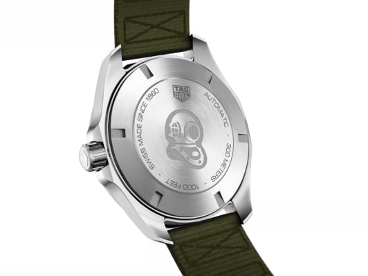 TAG Heuer TAG Heuer Aquaracer WAY101L.FC8222 мужские часы зеленый циферблат на запястье