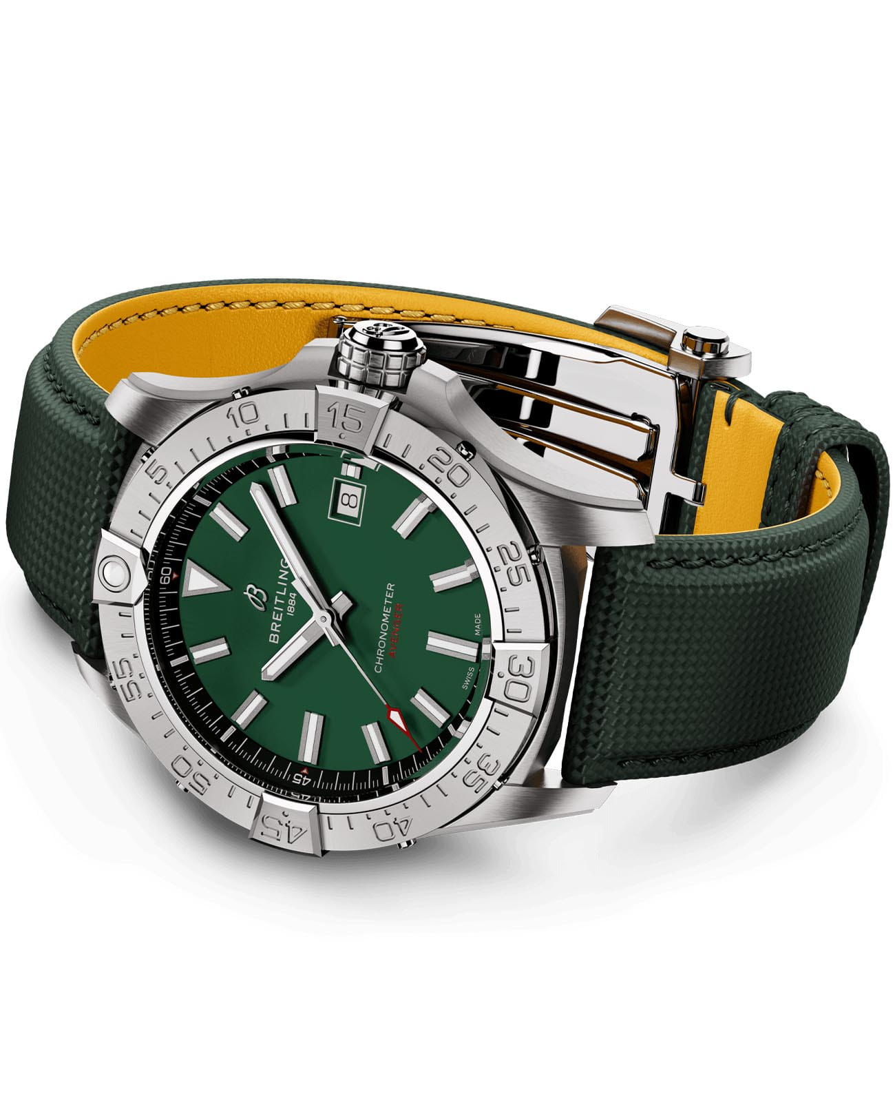 Breitling Breitling Avenger Automatic 42 A17328101L1X1, avenger швейцария мужские часы на браслете кожаный боковой вид