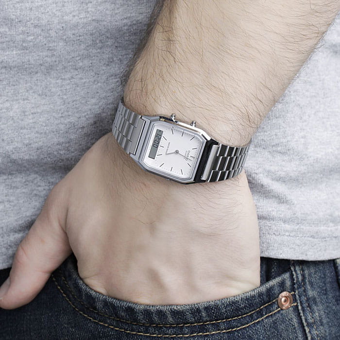 Casio Casio Collection AQ-230A-7DER  - задняя крышка пластик корпуса, япония часы