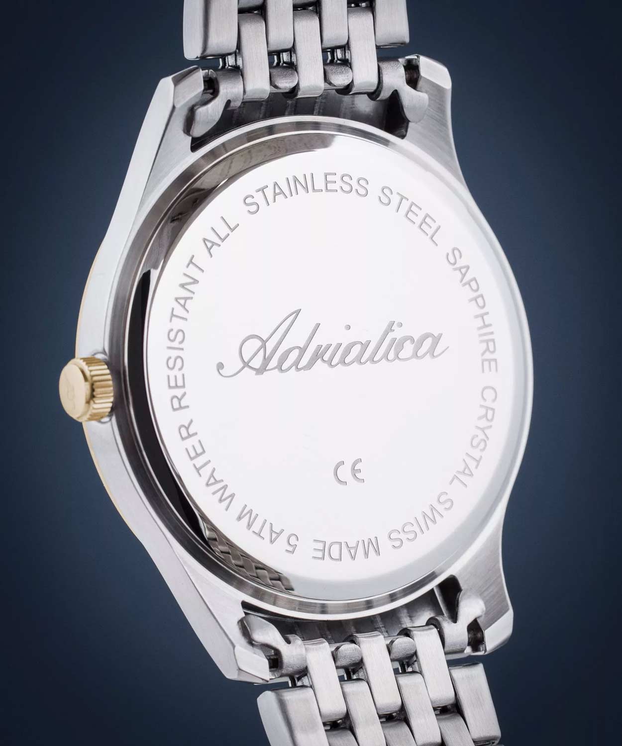 Adriatica Adriatica A1025.2163Q мужские часы белый циферблат на запястье