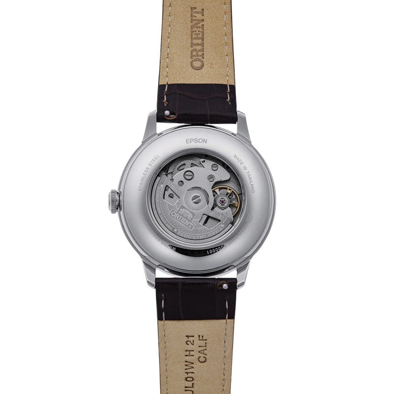 Orient Orient Sun & Moon RA-AK0807R (RN-AK0807R), sun and moon япония мужские часы на браслете кожаный боковой вид