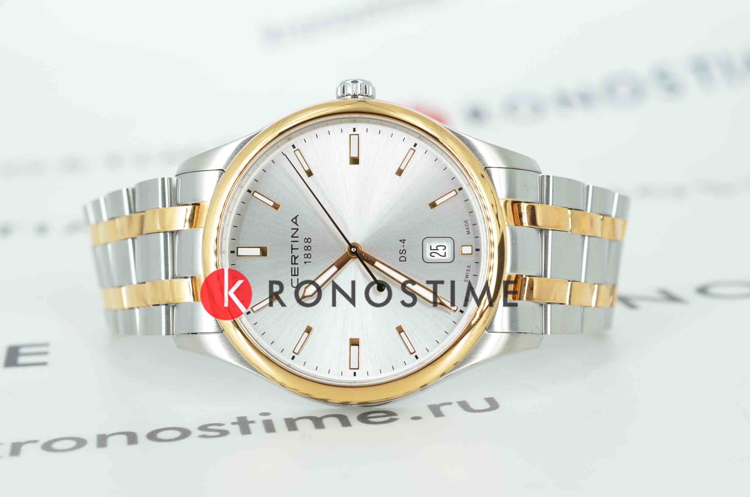 Certina Certina DS-4 C022.410.22.031.00, ds podium швейцария мужские часы на браслете нержавеющая сталь боковой вид