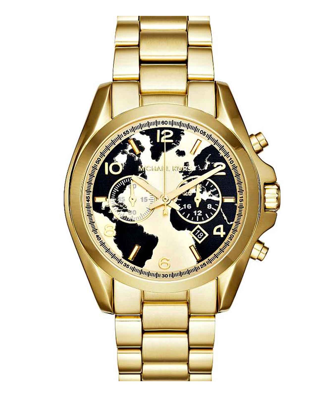 Michael Kors Michael Kors Hunger stop MK6272  MK6272 кварцевые женские часы  циферблат, браслет сталь c pvd покрытием — вид спереди