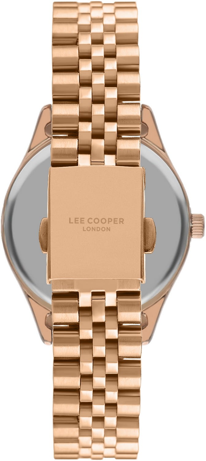 Lee Cooper Lee Cooper LC07682.430,  англия женские часы на браслете нержавеющая сталь с ip-покрытием боковой вид