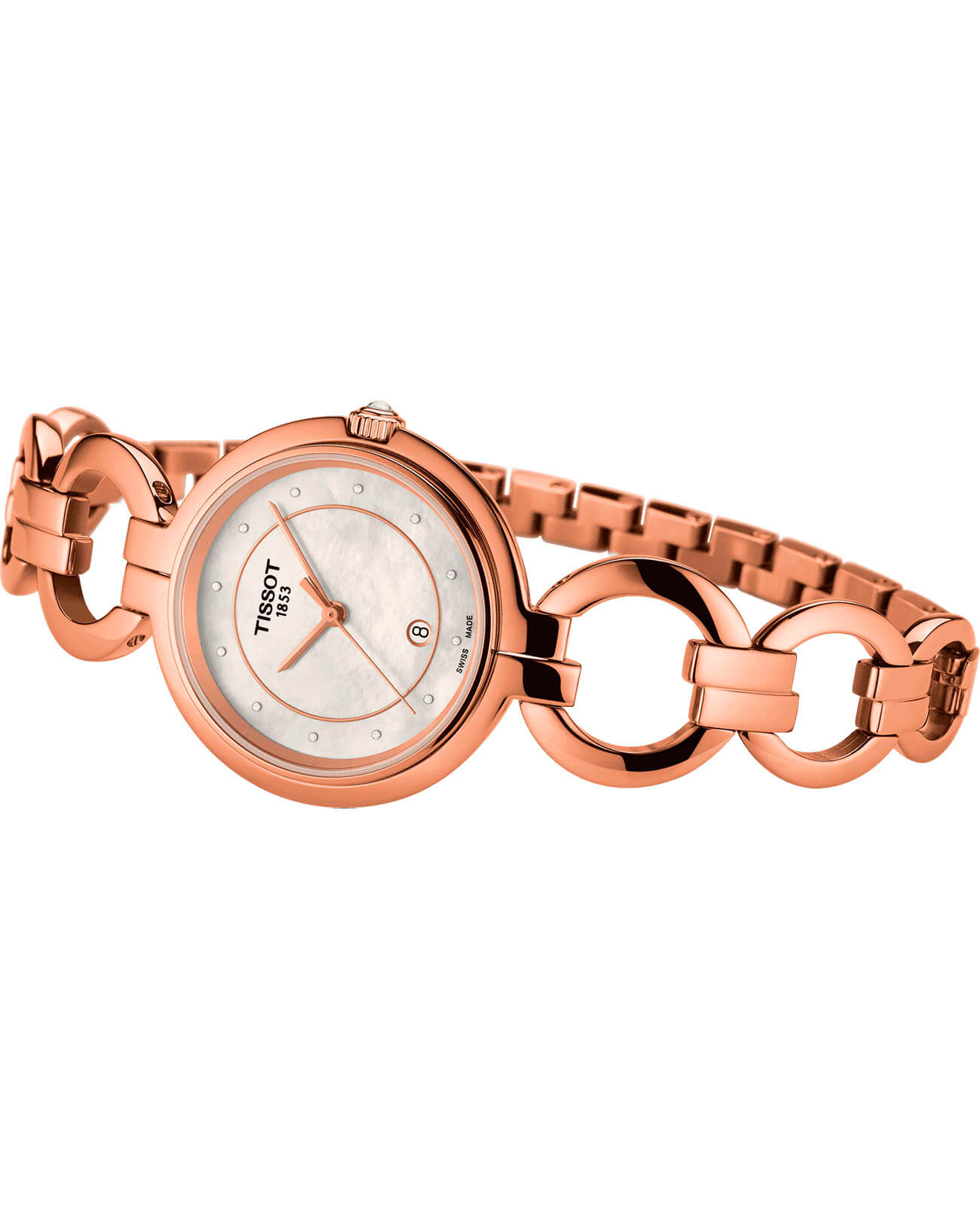 Оригинальные часы Tissot Tissot Flamingo T094.210.33.116.01 кварцевые калибр механизма eta f03.111 общий вид