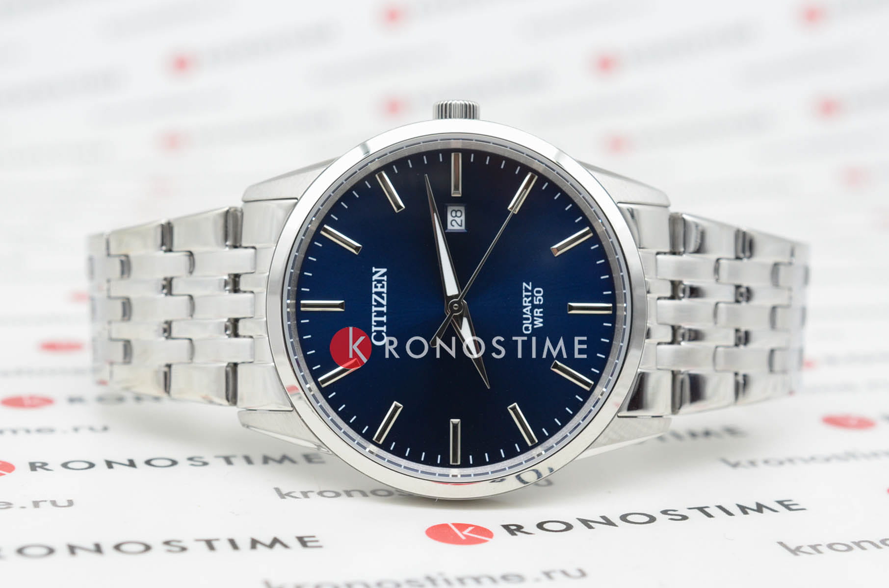 Citizen Citizen Basic BI5000-87L , наручные мужские часы фото под углом