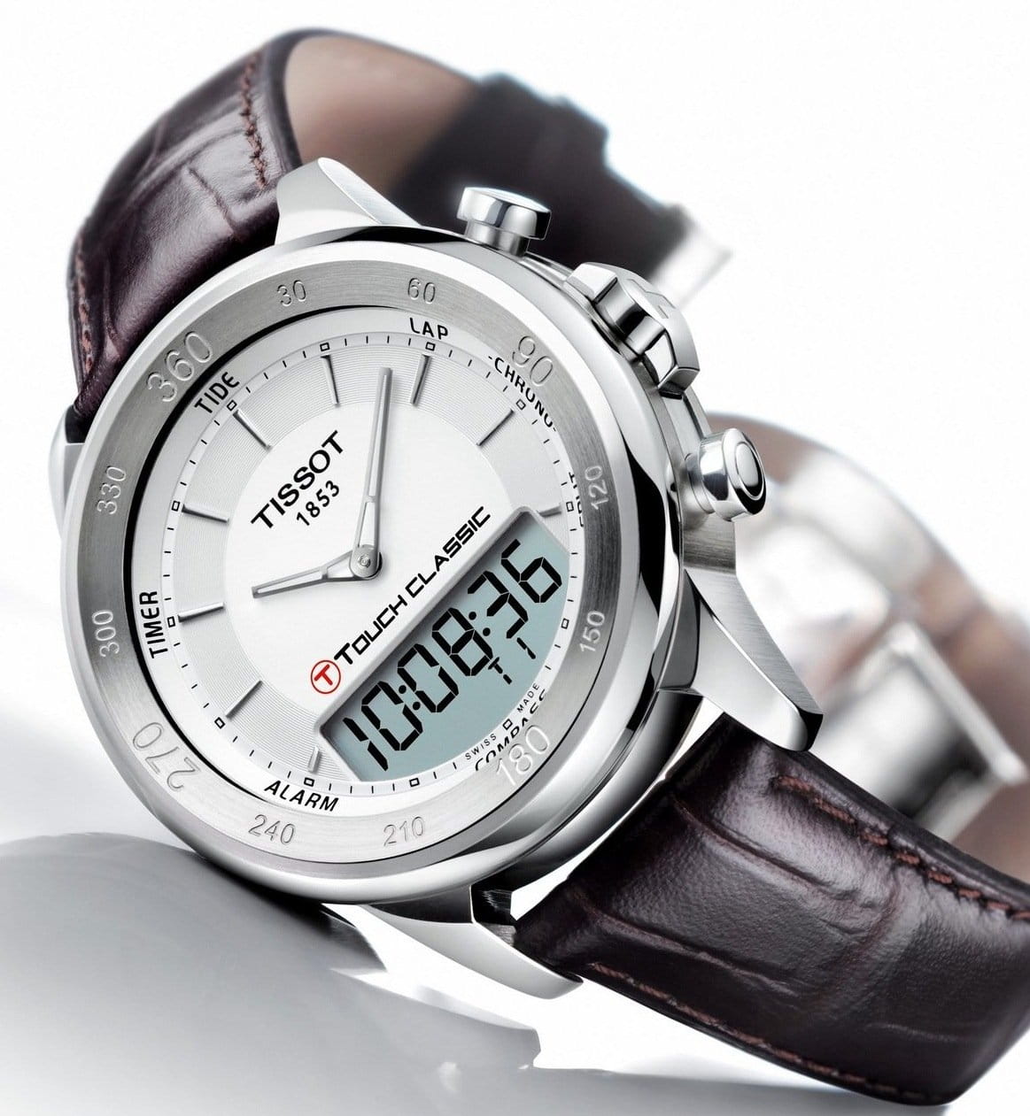 Tissot Tissot T-Touch Classic T083.420.16.011.00 T Touch, наручные мужские часы фото под углом