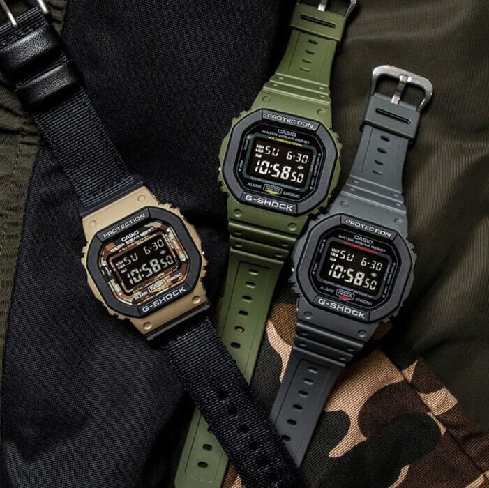 Casio Casio G-Shock DW-5610SU-3DR (DW-5610SU-3E) DW-5610SU-3E оригинальные мужские часы в комплекте с коробкой
