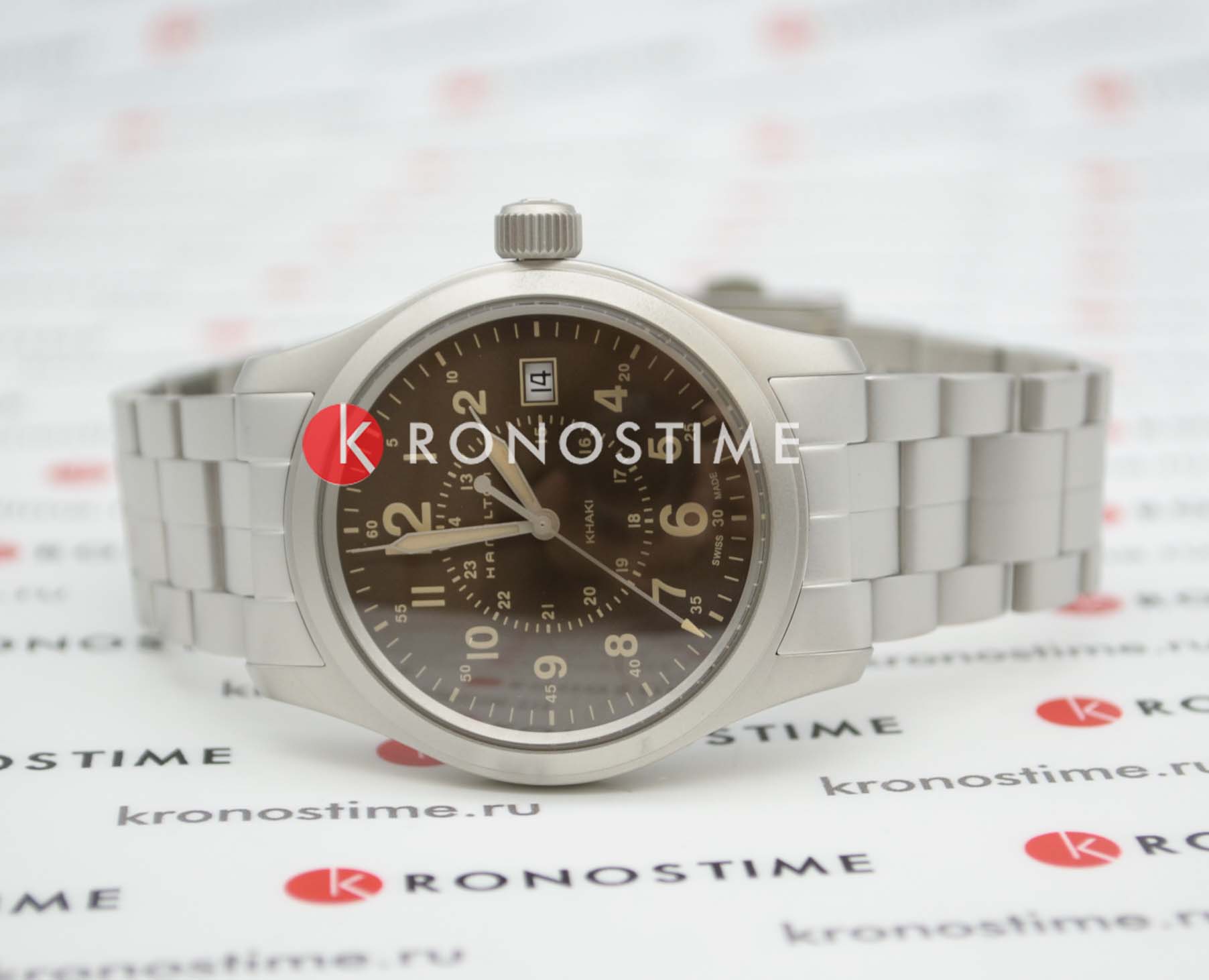Hamilton Hamilton Khaki Field Quartz H68201193 , наручные мужские часы фото под углом