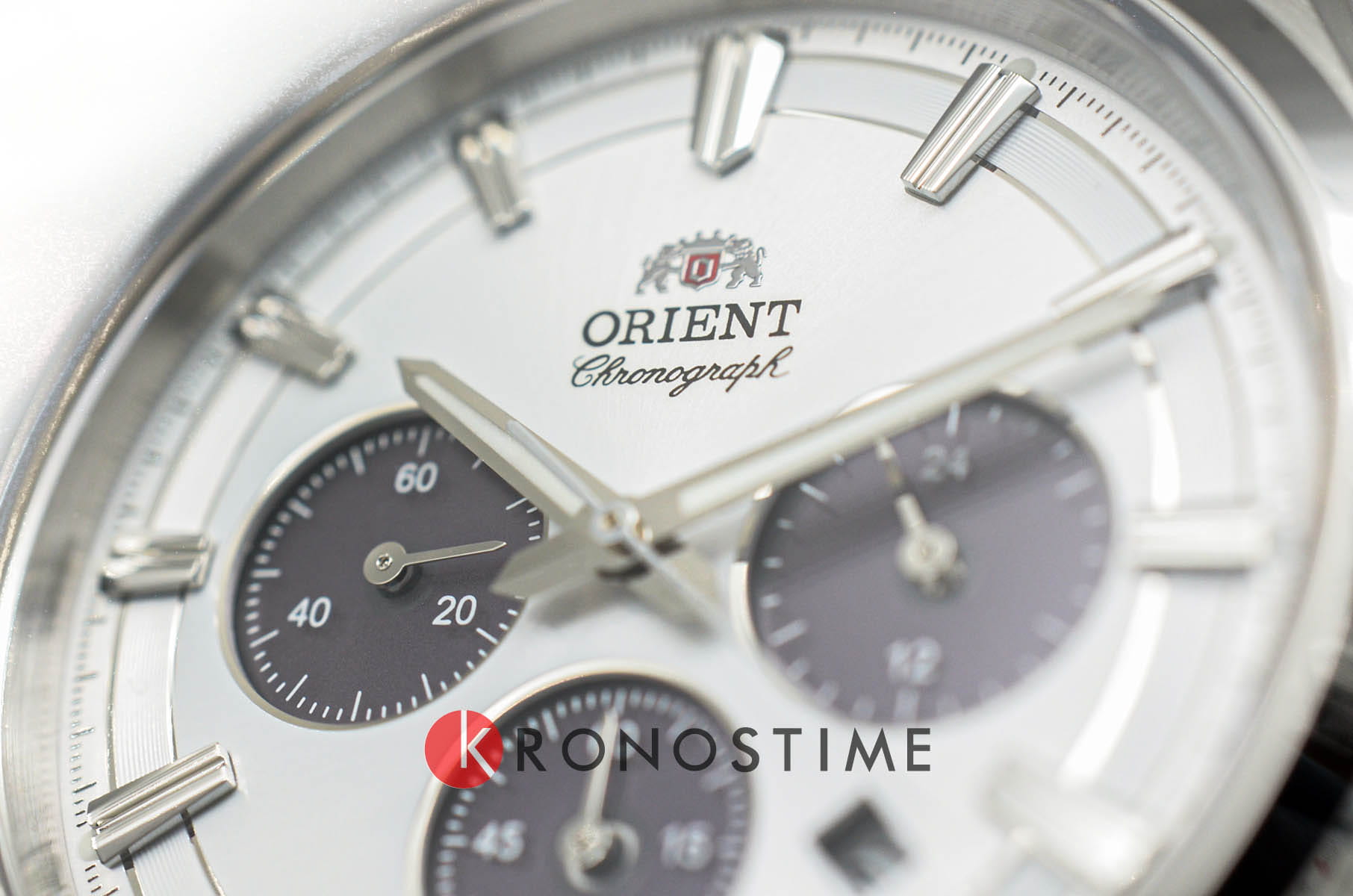 Orient Orient Chronograph RA-TX0305S (RN-TX0305S) кварцевые мужские часы часы крупный план белый циферблата