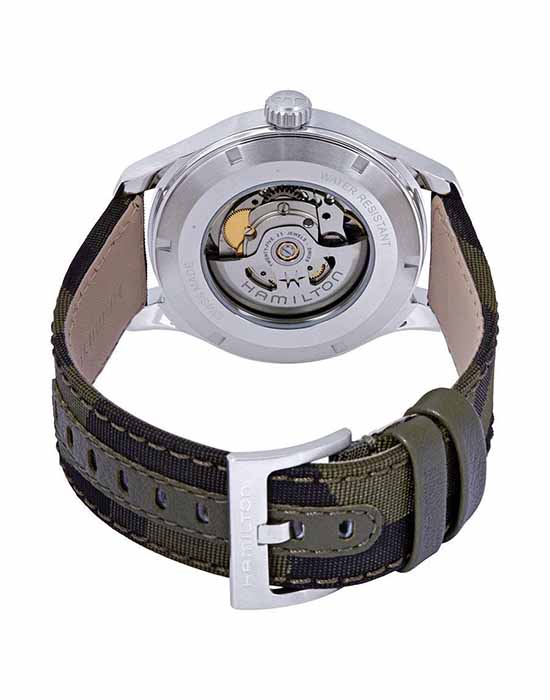 Hamilton Hamilton Khaki Field Day Date Auto H70535061 механические мужские часы часы крупный план зеленый циферблата