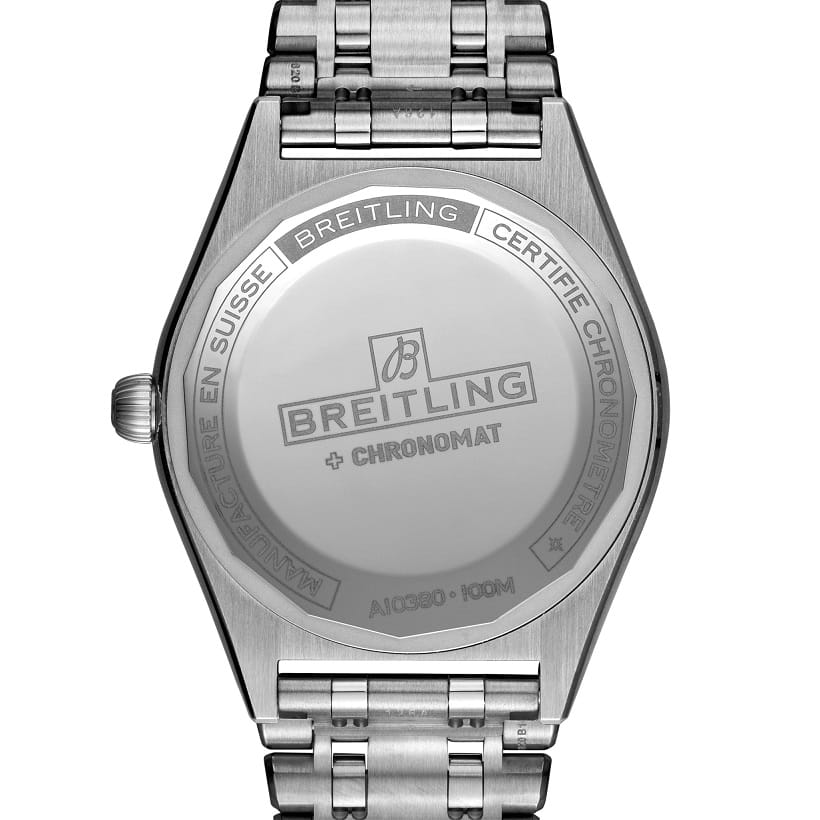 Оригинальные часы Breitling Breitling Chronomat Automatic 36 A10380591L1A1 механические калибр механизма  breitling 10 общий вид
