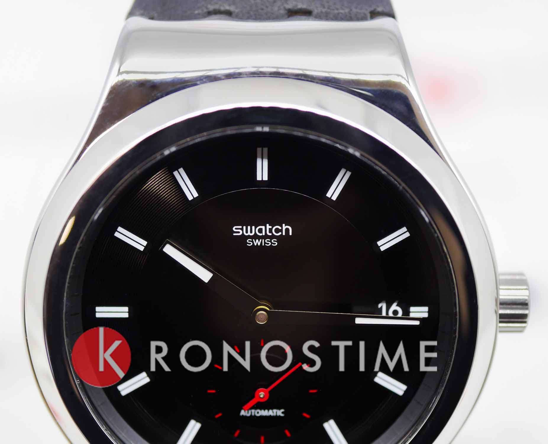 Swatch Swatch Irony Sistem51 Petite Seconde SY23S400, system51 швейцария женские часы на браслете кожаный боковой вид