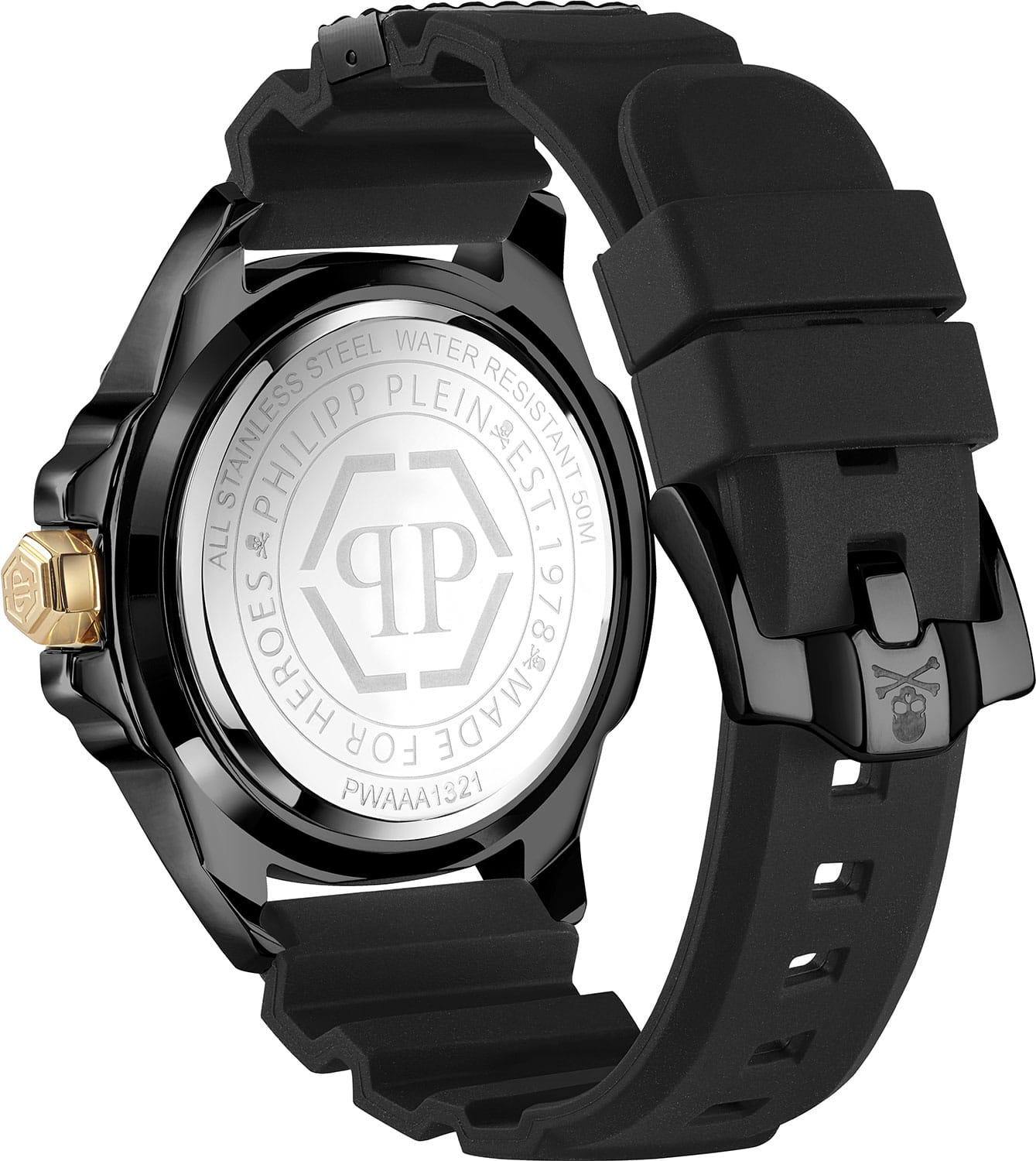 Philipp Plein PWAAA1321 мужские часы застежка крупным планом