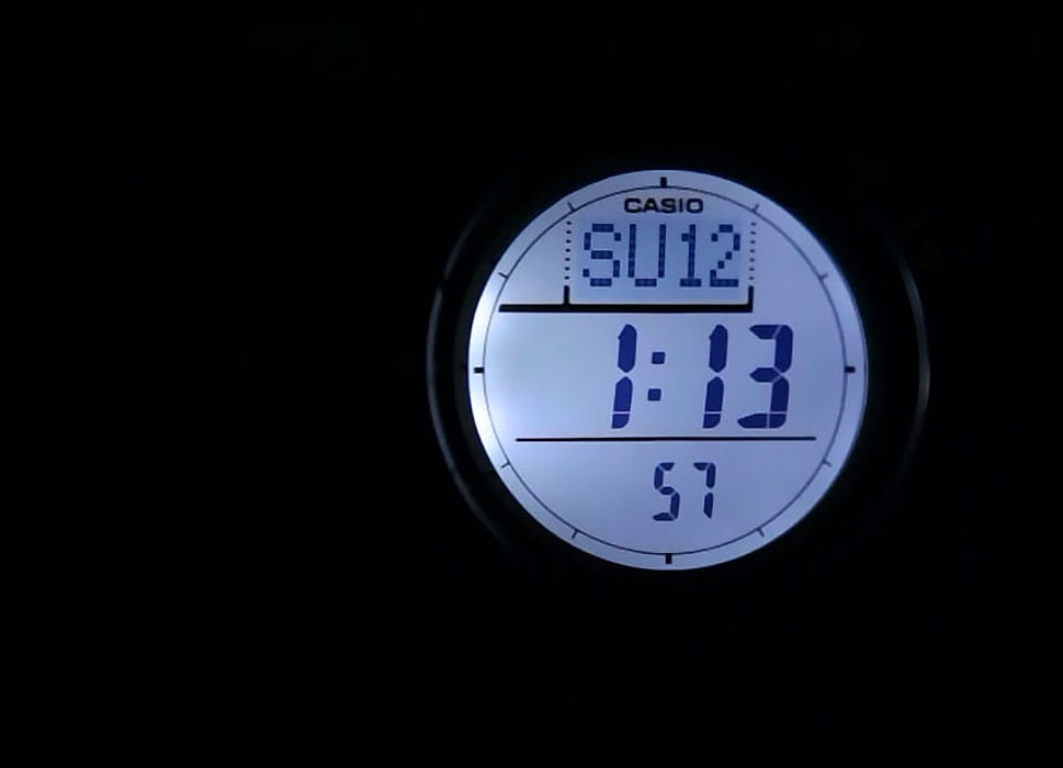 Оригинальные часы Casio Casio Collection SGW-1000-2BER электронные калибр механизма  общий вид