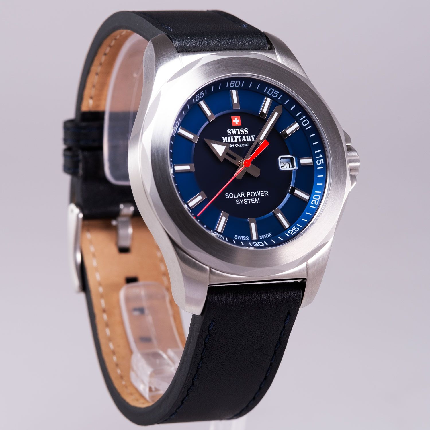 Swiss Military by Chrono Swiss Military by Chrono Solar Power SMS34073.05  - задняя крышка сталь металл корпуса, швейцария часы