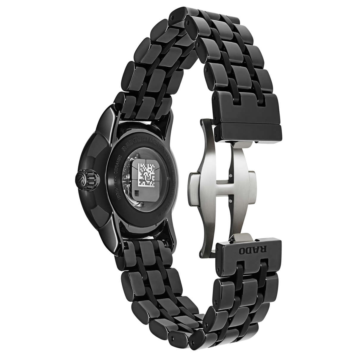 Rado Rado Diamaster R14043182, diamaster швейцария женские часы на браслете керамика боковой вид