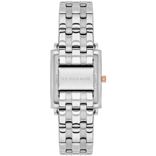 U.S. Polo Assn. U.S. Polo Assn. Fundamental USPA2084-01,  сша женские часы на браслете нержавеющая сталь боковой вид