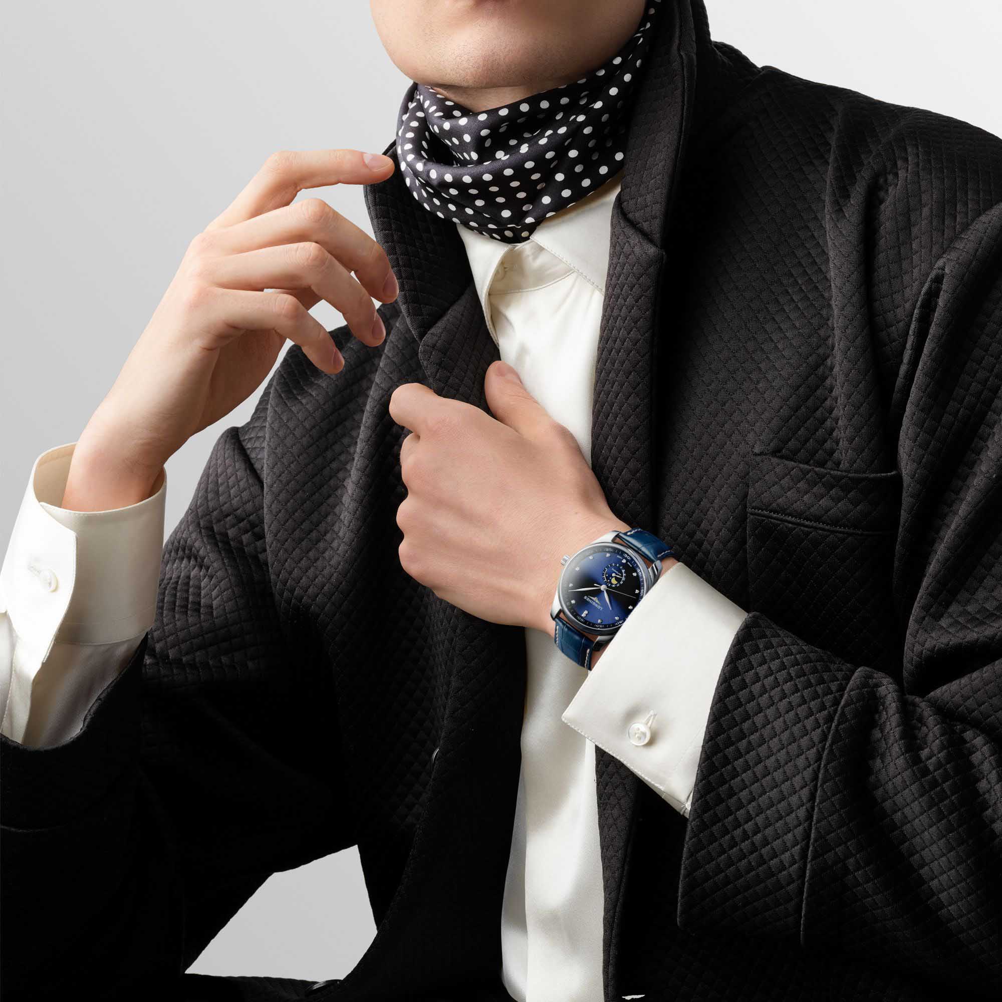 Оригинальные часы Longines Longines Master Collection L2.919.4.97.0 механические калибр механизма l899 общий вид