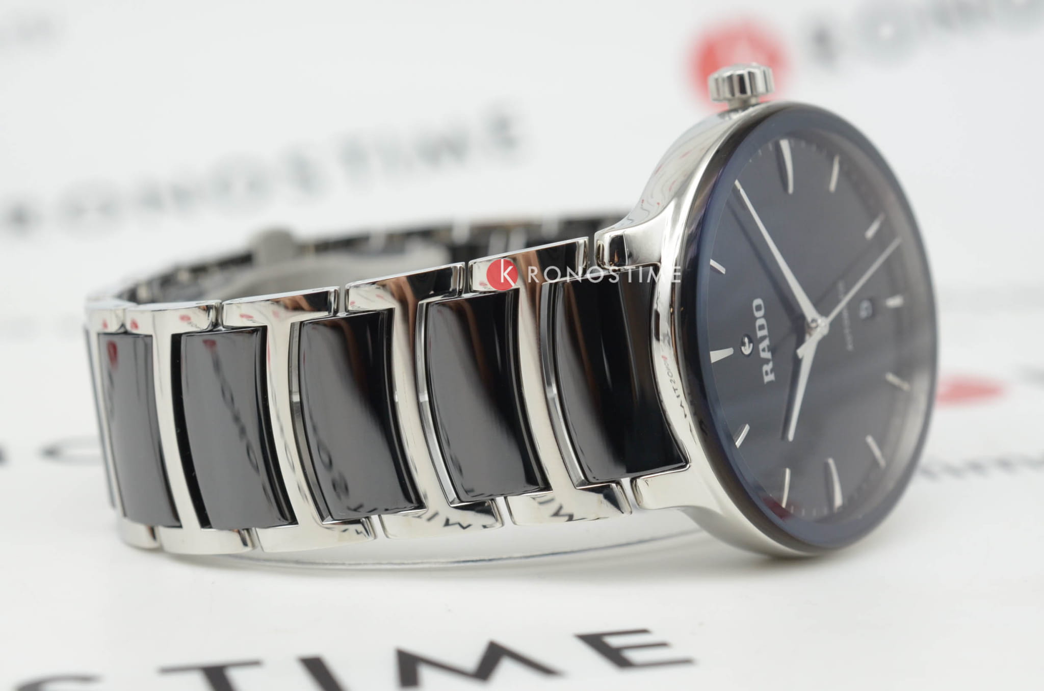 Rado Rado Centrix Automatic R30018152 мужские часы черный циферблат на запястье