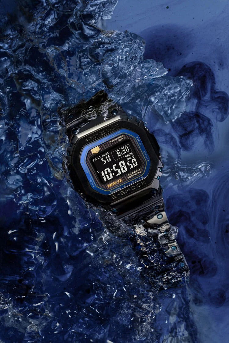 Casio Casio G-Shock MRG-B5000BA-1DR (MRG-B5000BA-1) япония наручные мужские часы заводная головка с логотипом Casio