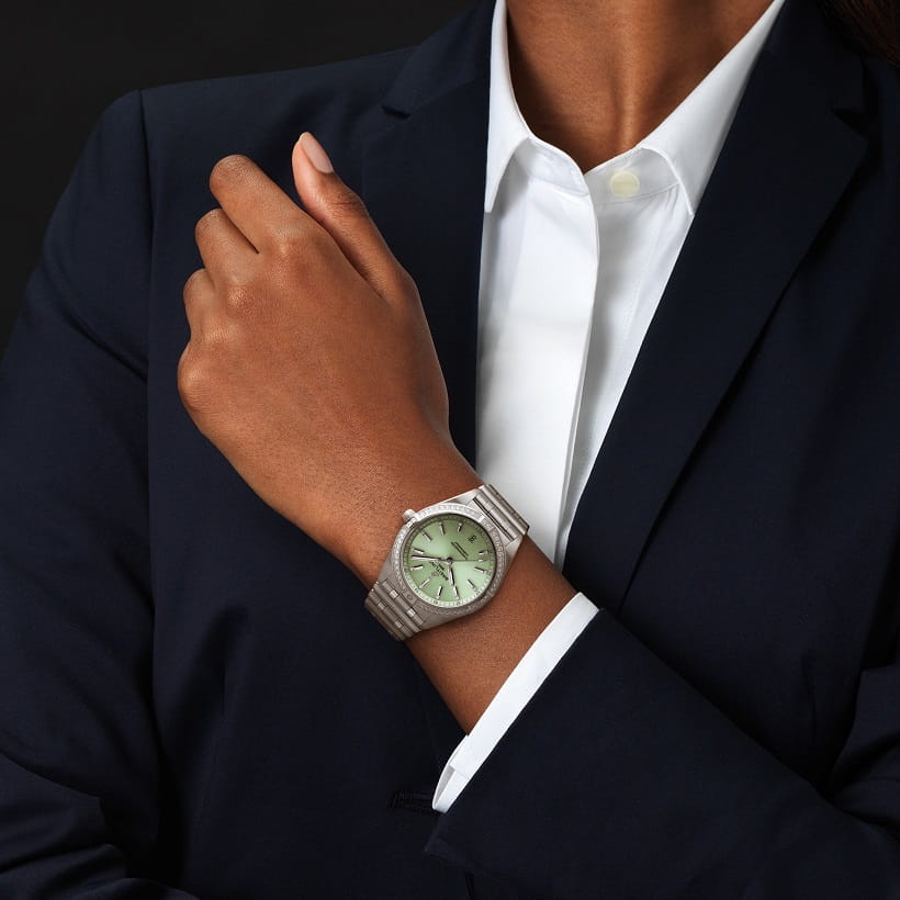 Breitling Breitling Chronomat Automatic 36 A10380591L1A1 женские часы зеленый циферблат на запястье