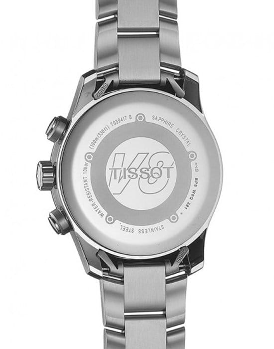 Tissot Tissot V8 Quartz Chronograph T039.417.11.057.02 мужские часы черный циферблат на запястье