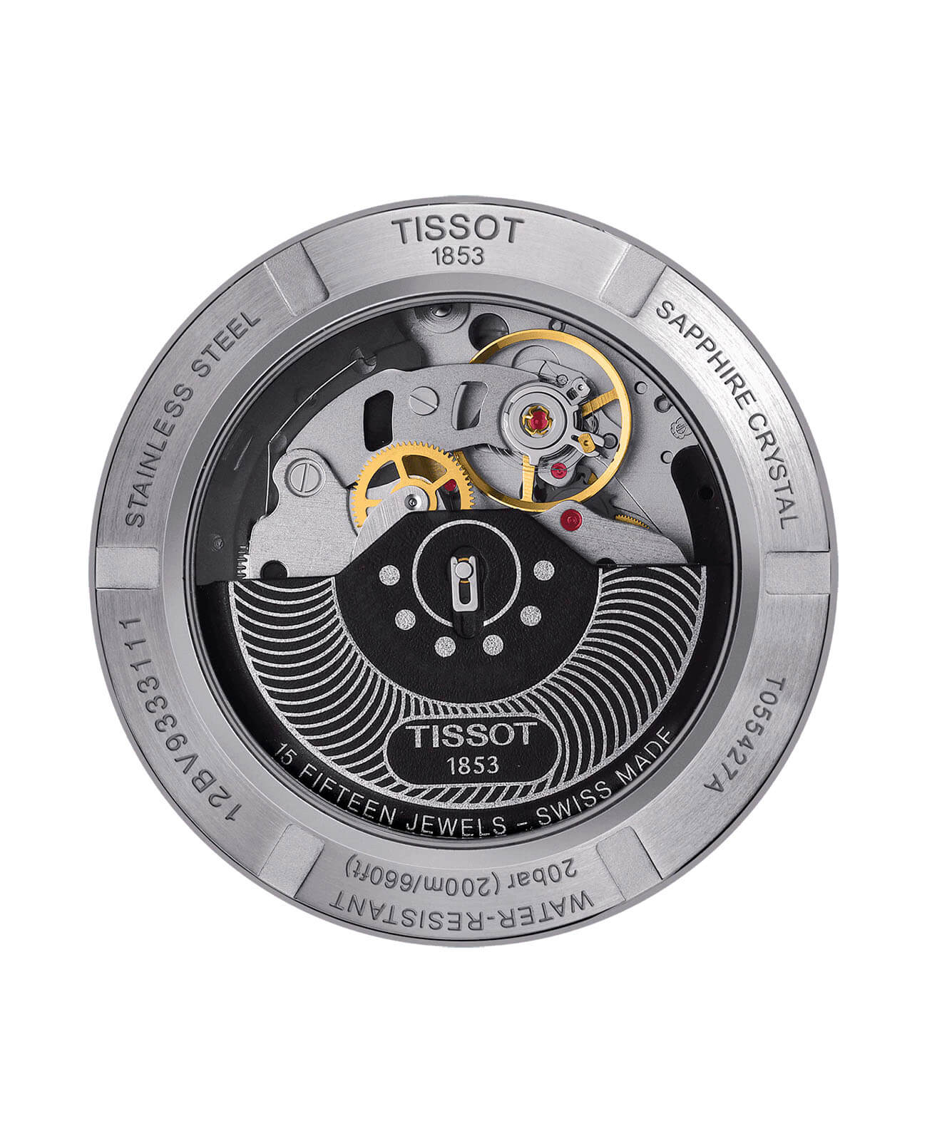 Tissot Tissot PRC 200 Automatic Chronograph T055.427.17.057.00, t-sport швейцария мужские часы на браслете каучук боковой вид