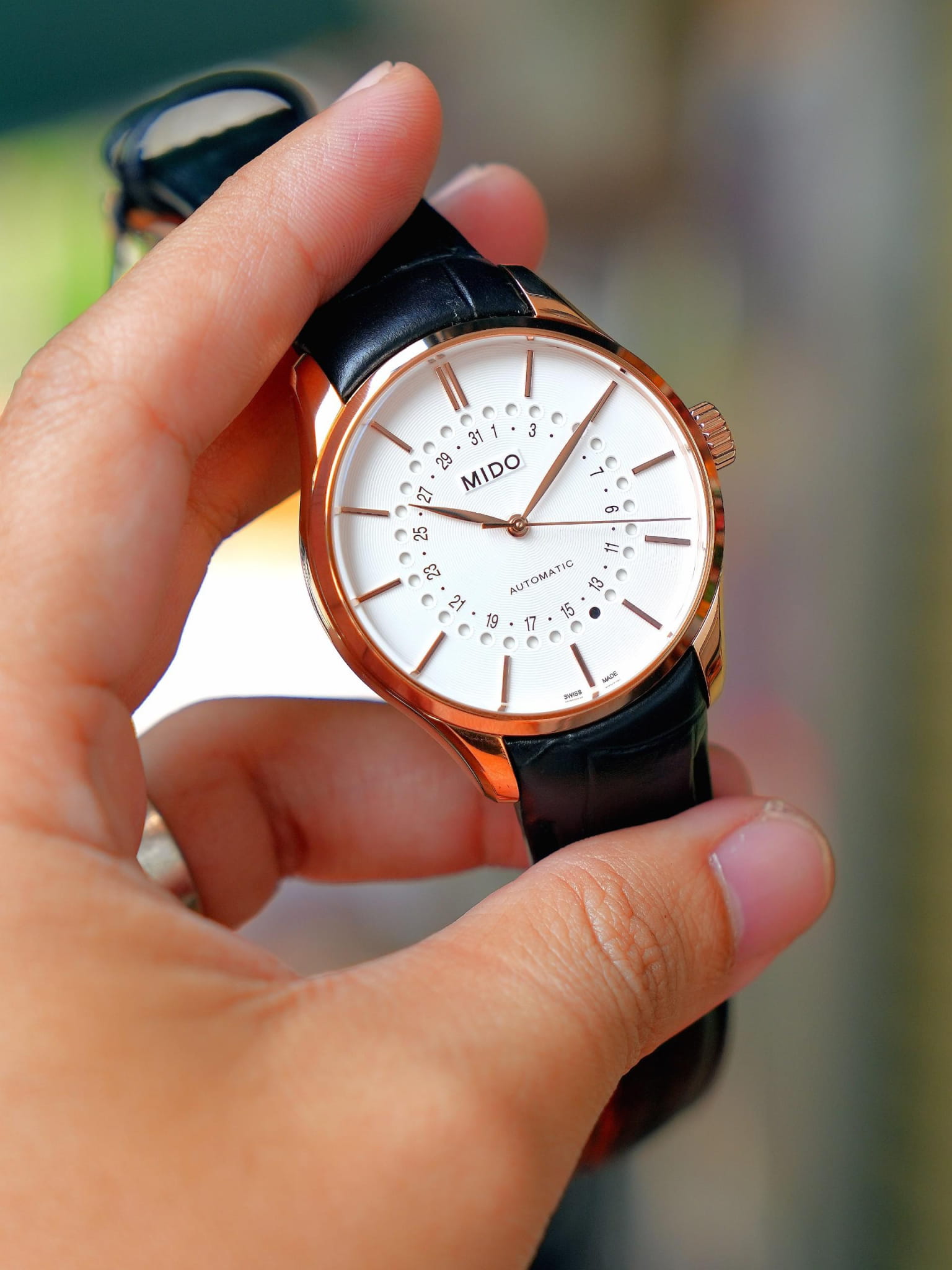 Оригинальные часы Mido Mido Belluna M024.407.36.031.09 механические калибр механизма  общий вид