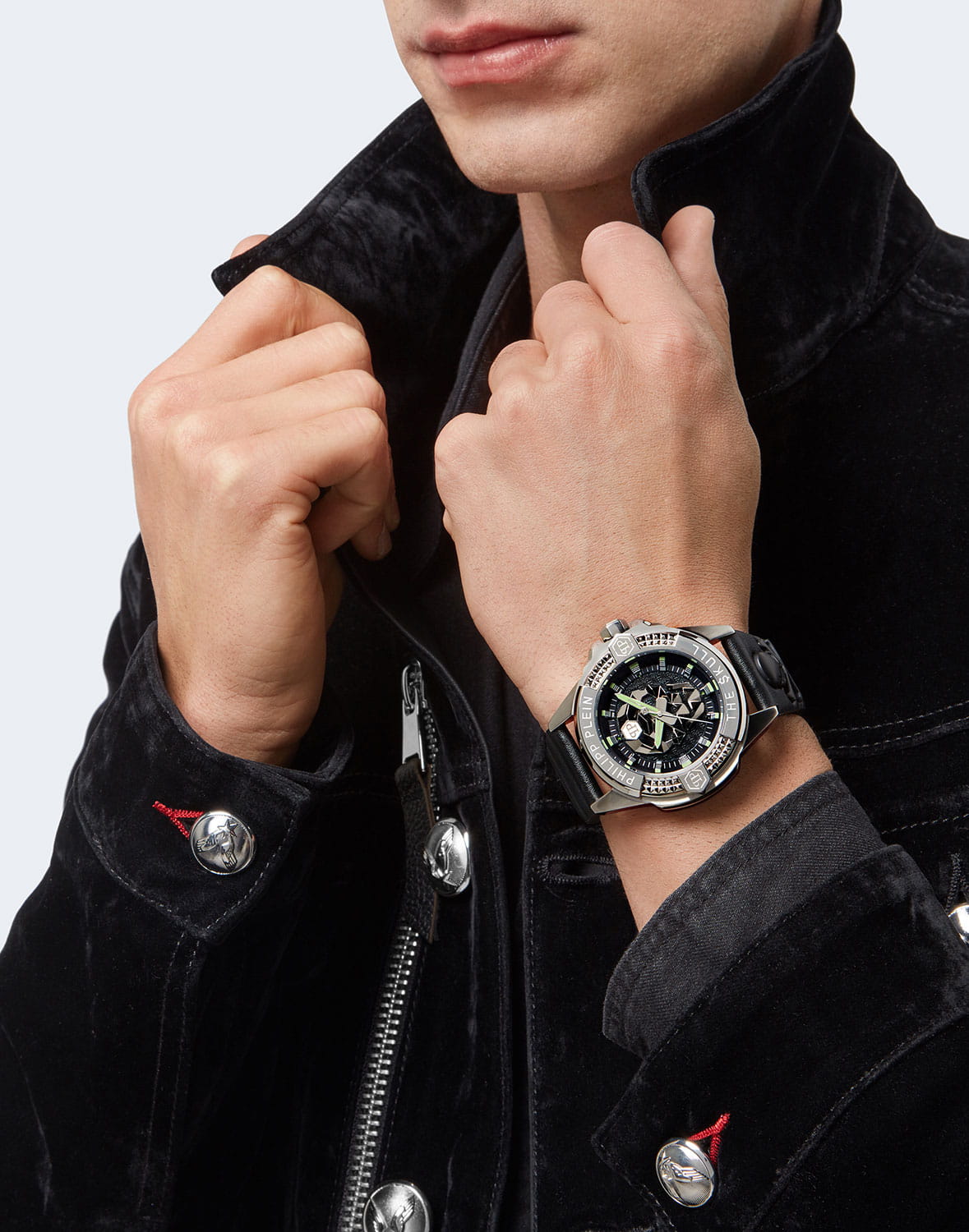 Philipp Plein Philipp Plein The Skull PWAAA0321 , наручные мужские часы фото под углом